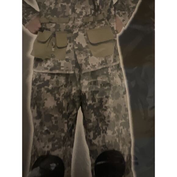 Combat Soldier Boys Halloween Costume CHILD Large 12-14, 5pc: Jacket, Pant, … - Picture 5 of 16